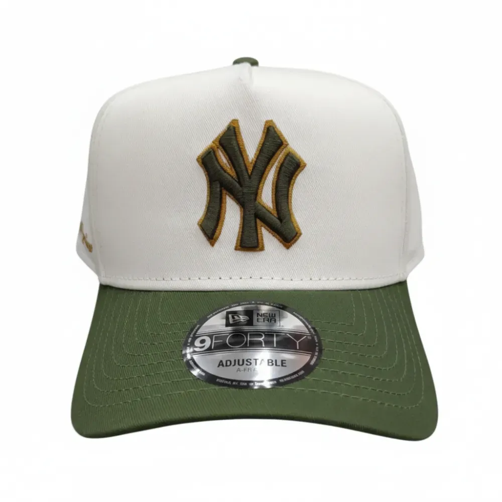 Boné New Era 9Forty New York Yankees Off White - Droper