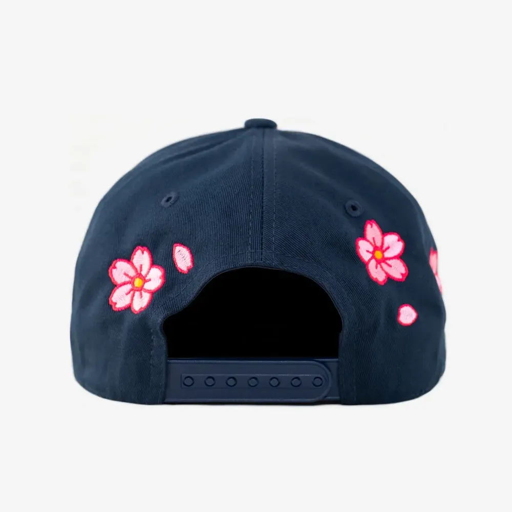 Boné oMA Studios NY CHerry Blossom Navy Blue foto 3