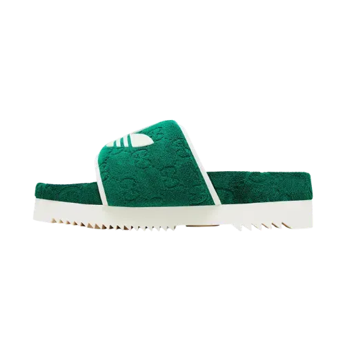 adidas x Gucci GG Platform Sandal Green