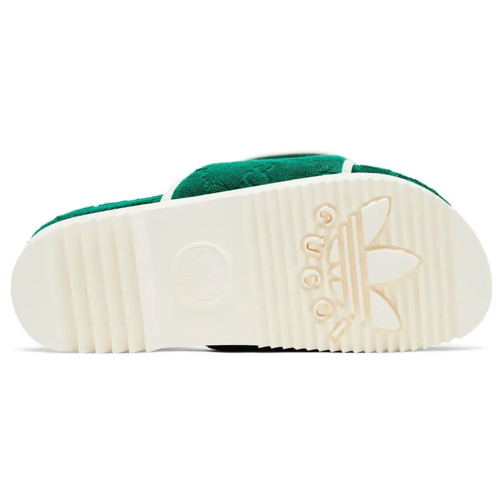 adidas x Gucci GG Platform Sandal Green - Droper adidas x Gucci GG Platform Sandal Green - Droper