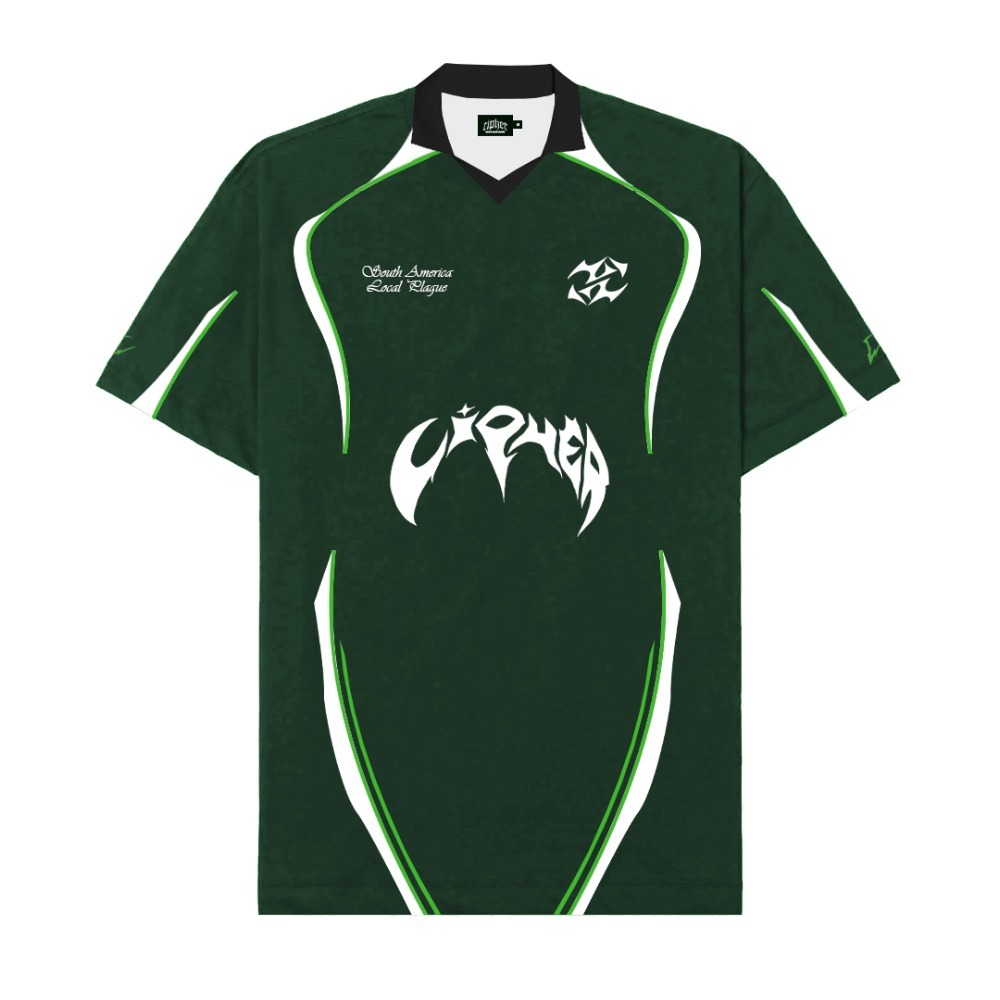 Camiseta CIPHER Soccer Green — P, Novo