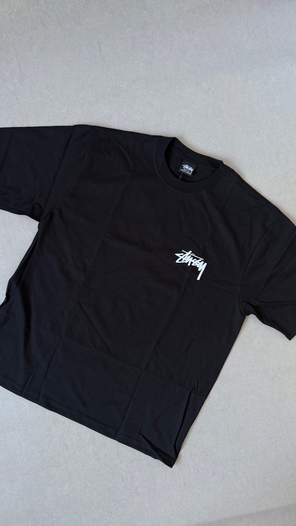 Camiseta Stussy Victoria Black — G, Novo