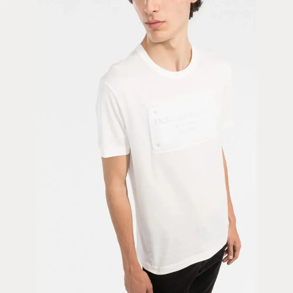Camiseta Dolce & Gabbana Logo White - Droper