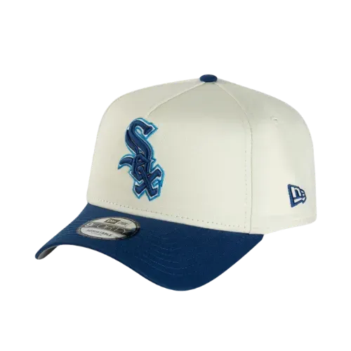 MLB x New Era Boné 9Forty A-Frame Chicago White Sox Blueberry Cream