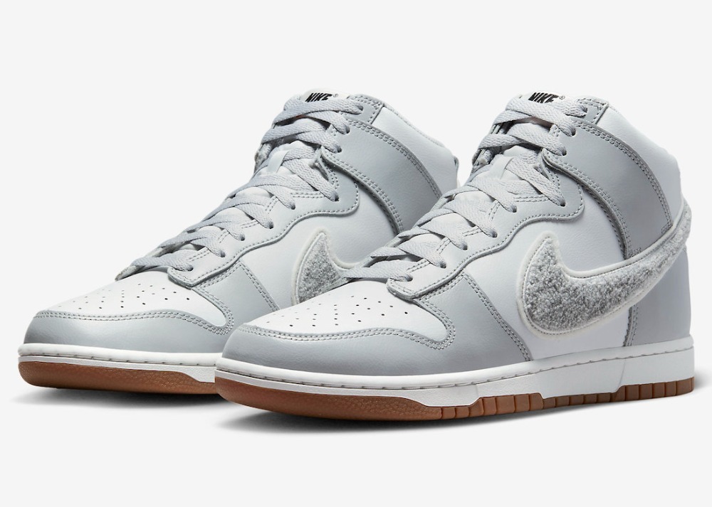 Nike Dunk High Retro Light Smoke Grey — 44 / 45, Novo
