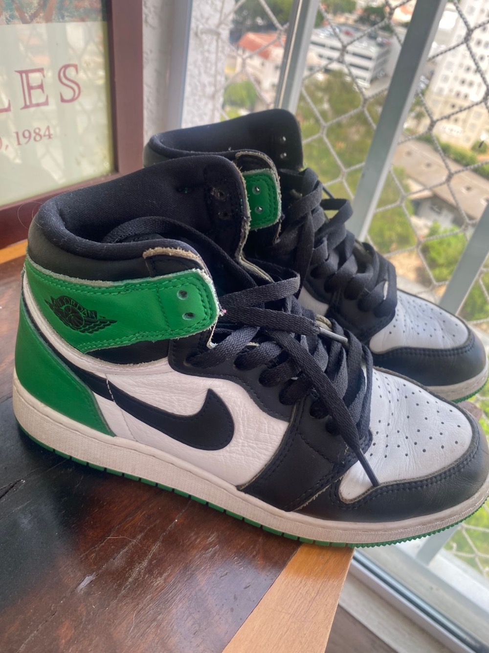 Air Jordan 1 High GS OG Lucky Green — 36, Usado