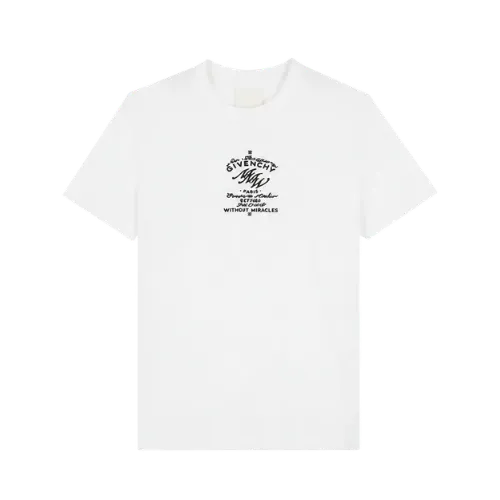 Camiseta Givenchy MMW Print Cotton White
