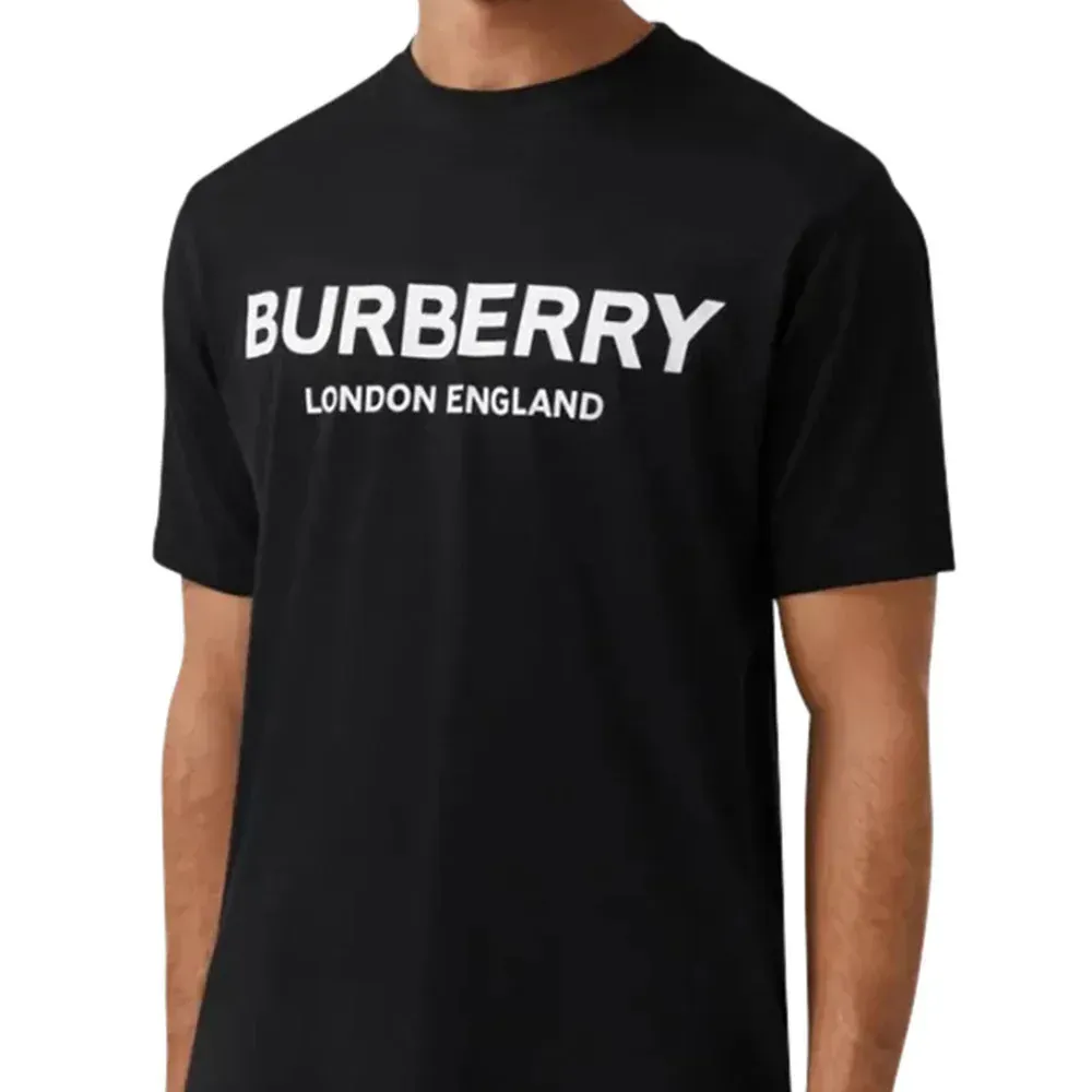 Camiseta Burberry England Letchford Logo Black - Droper