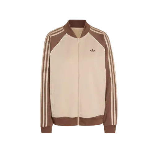 Jaqueta adidas Loose-fitting SST Stone Khaki Wonder White