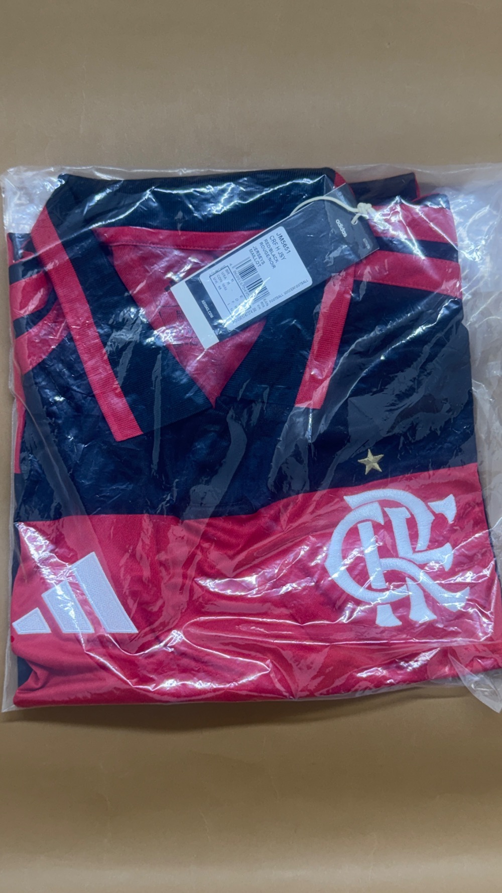 Camiseta adidas CR Flamengo 26 Red Black — G / XG, Novo