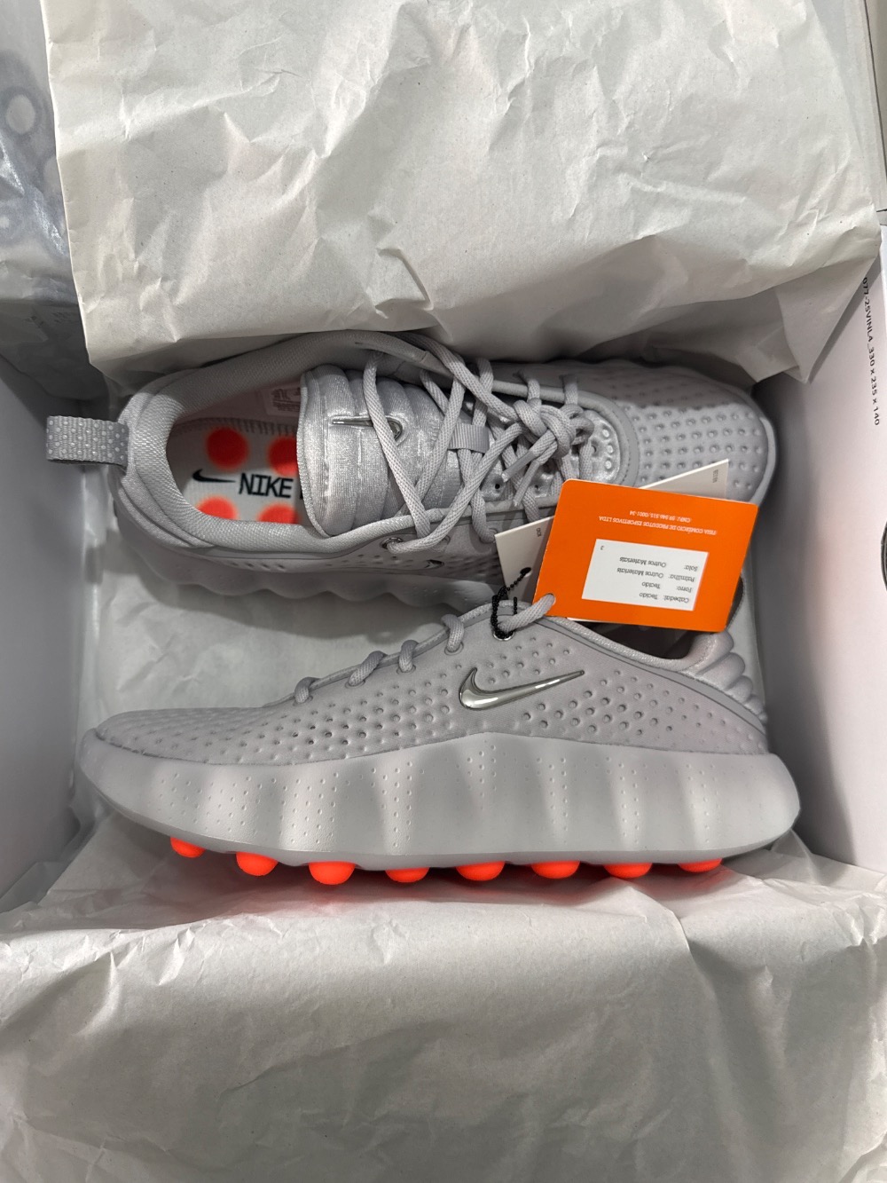 Nike Mind 002 Light Smoke Grey Feminino — 40, Novo