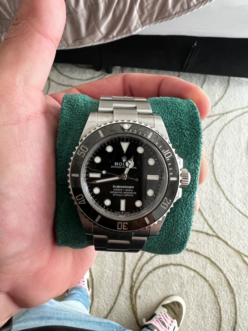 Relógio Rolex Submariner No-Date Black Steel 41mm
