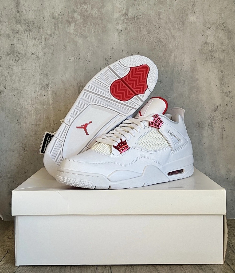 Air Jordan 4 Retro Metallic Red — 41, Novo