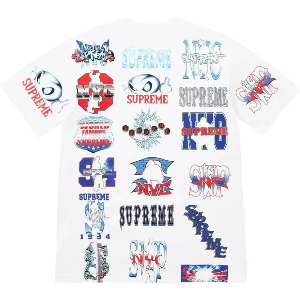 Camiseta Supreme Flash White SS26-W1 - Droper