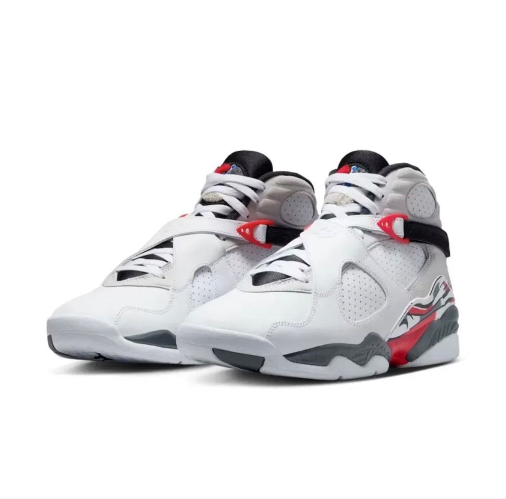 Air Jordan 8 White True Red