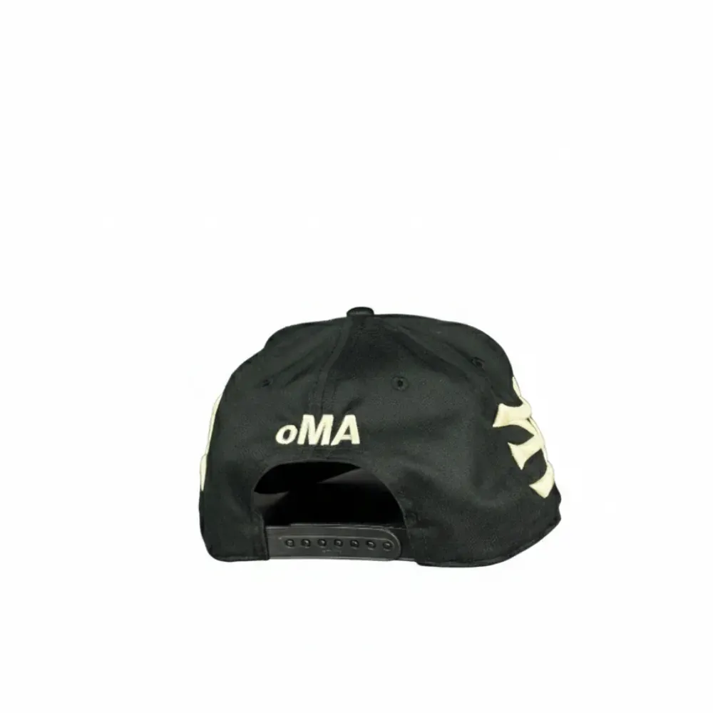 Boné oMA Studios NY NY Crown Black Cream - Droper