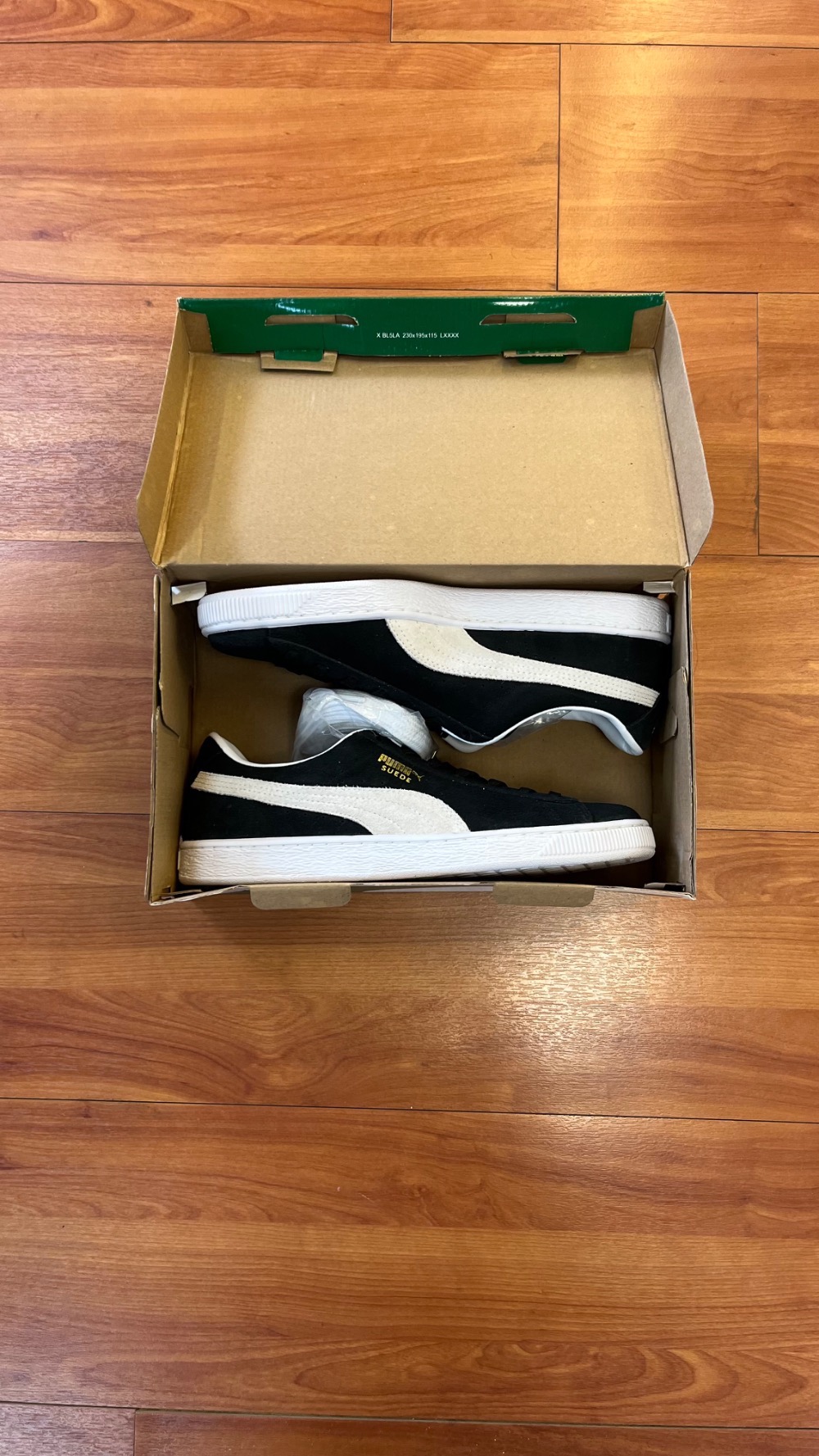 Puma Suede Classic XXI Black White — 34 / 35 / 40 / 41 / 42 / 43, Novo