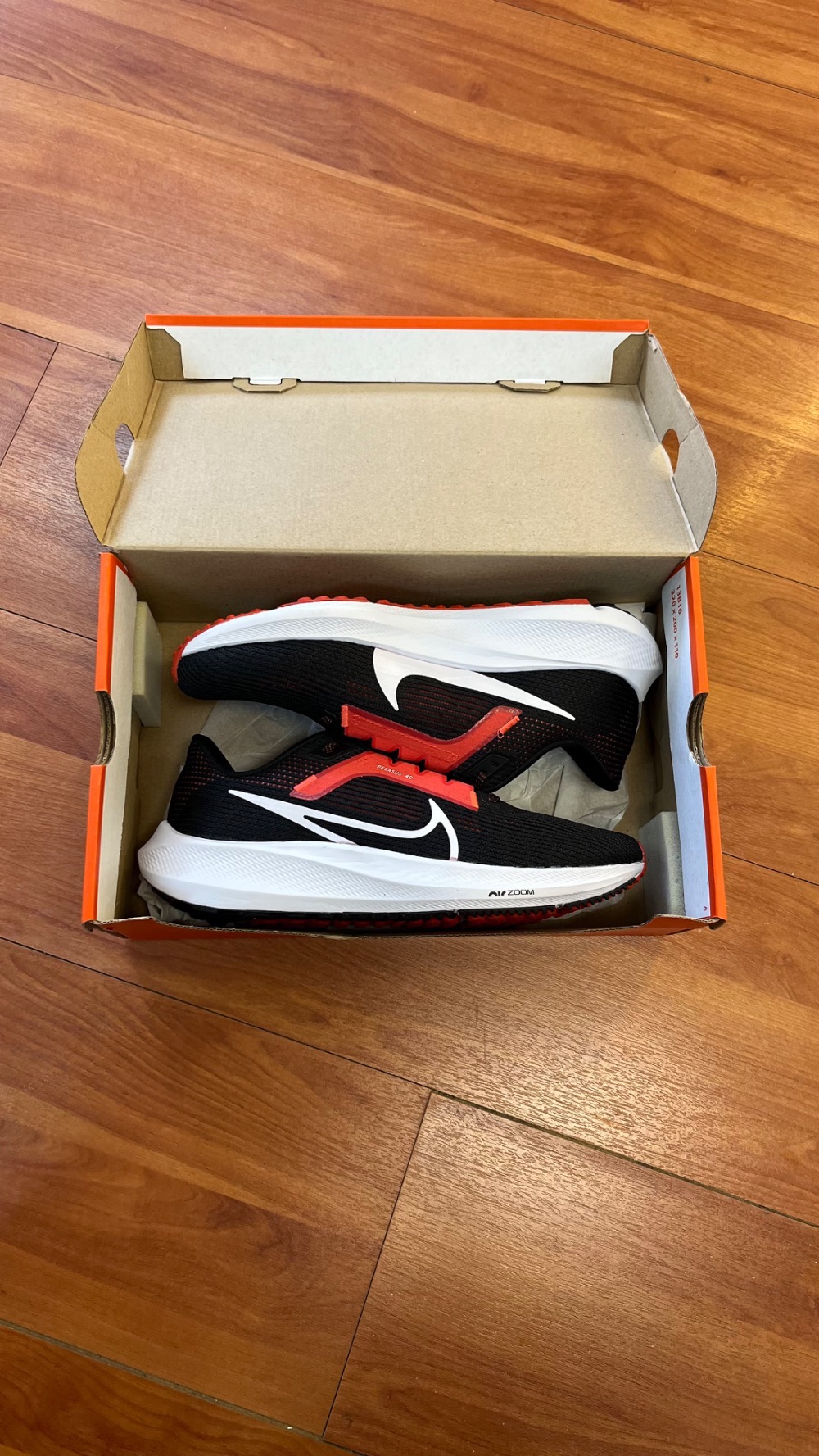 Nike Pegasus 40 Black Light Crimson