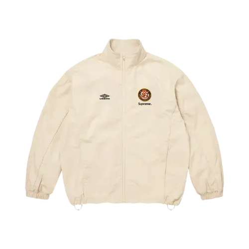Umbro x Supreme Jaqueta Cotton Ripstop Track Stone SS26-W1 - Droper