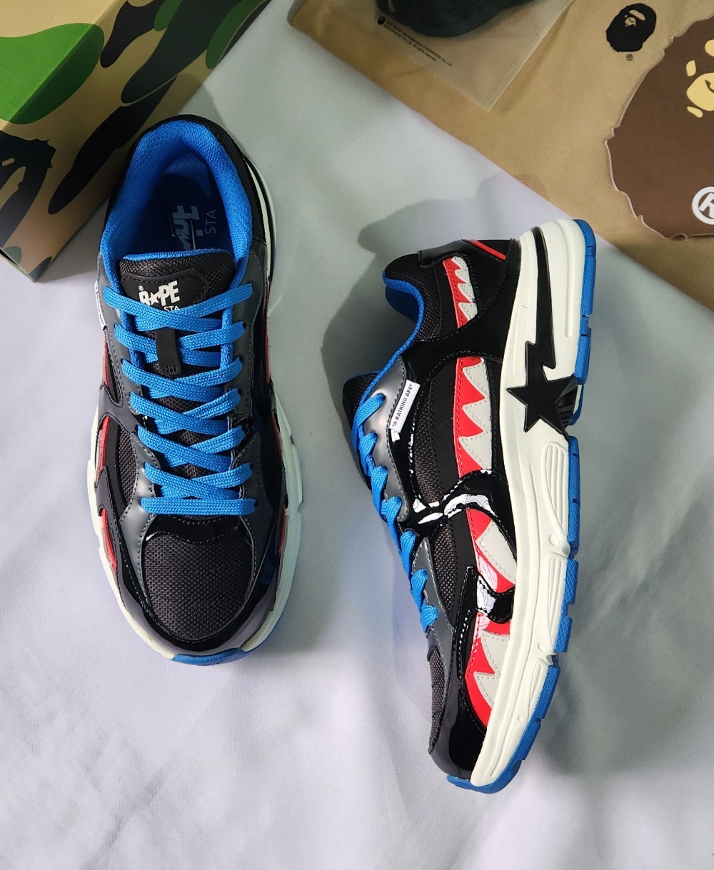 A Bathing Ape Bape Shark Sta #3 Black