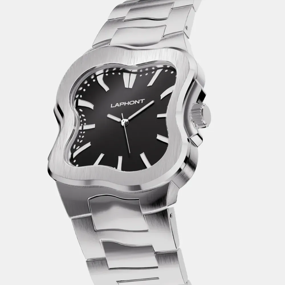 時計 LAPHONT ARGONAUT SILVER Relógio Laphont Argonaut Case Silver Dial Black - Droper