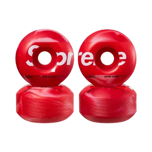 supreme spitfire wheels ウィール　シュプリーム LA Spitfire x Supreme Rodas Shop Swirl 54mm (Set of 4) SS26-W1 - Droper