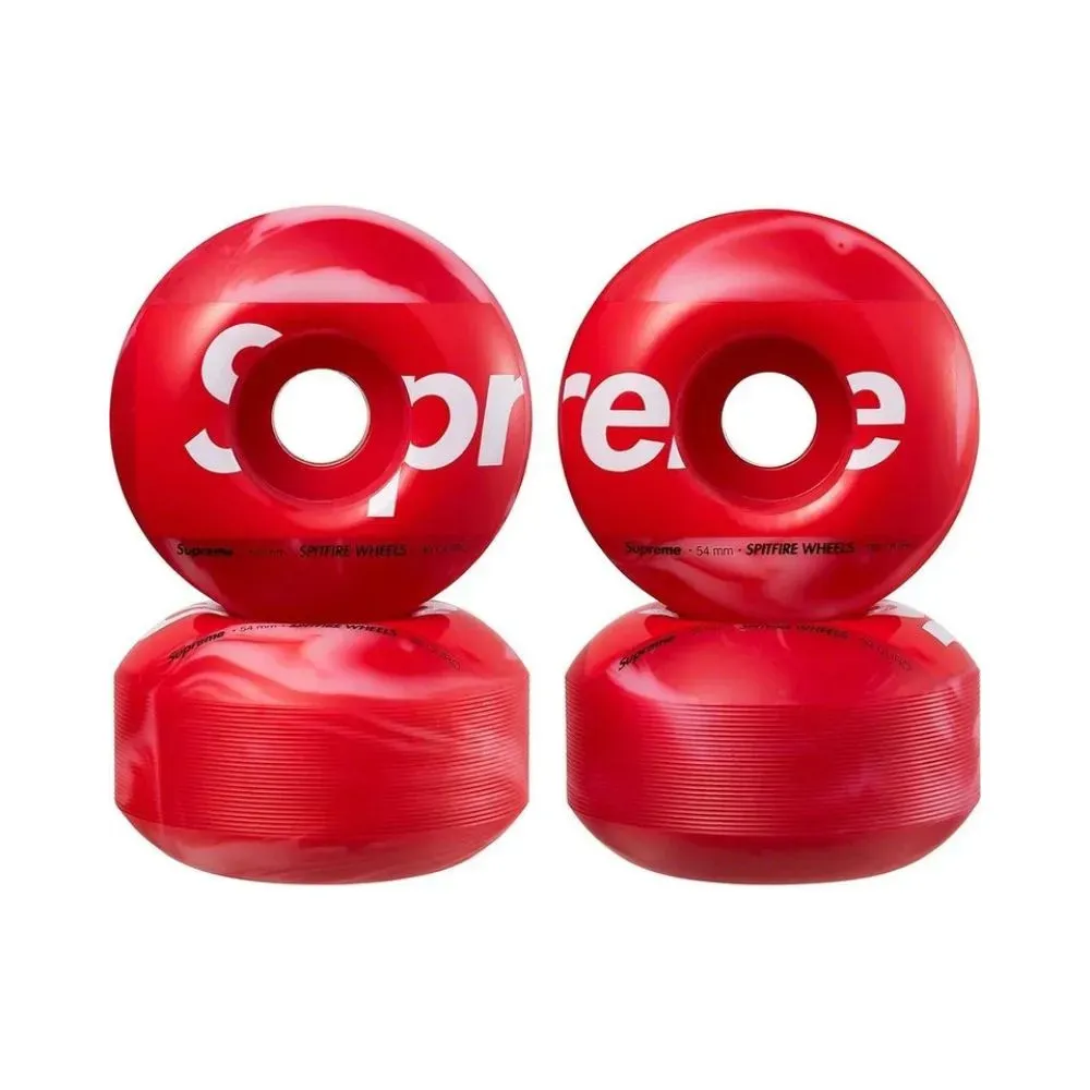 Spitfire x Supreme Rodas Shop Swirl 54mm (Set of 4) SS26-W1 - Droper