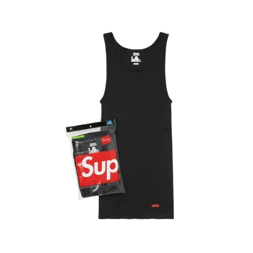 Hanes x Supreme Regata Tagless Black (3 Pack) SS26-W1 - Droper