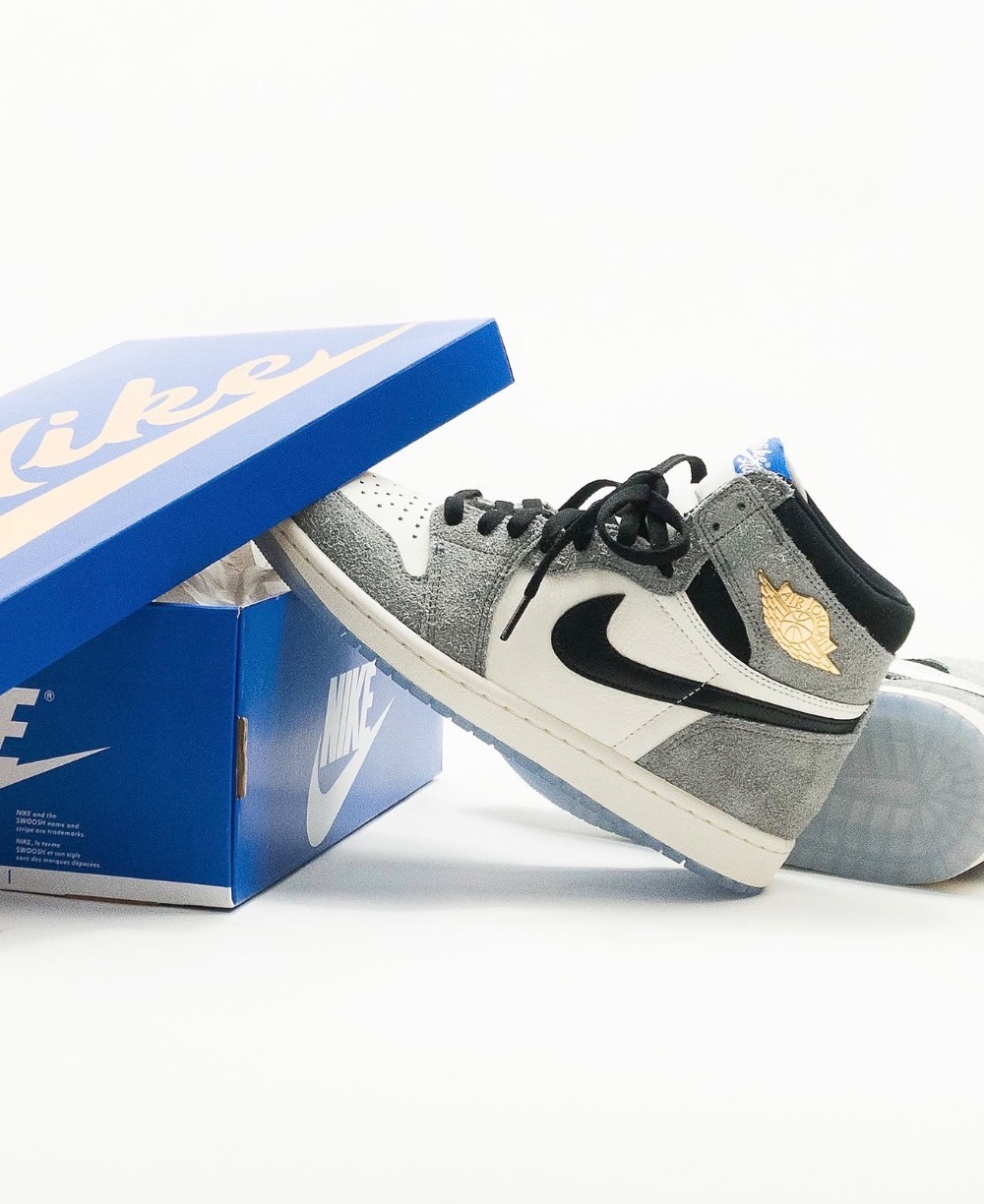 Air Jordan 1 Retro High OG All-Star Cool Grey Black Sail Game — 38, Novo