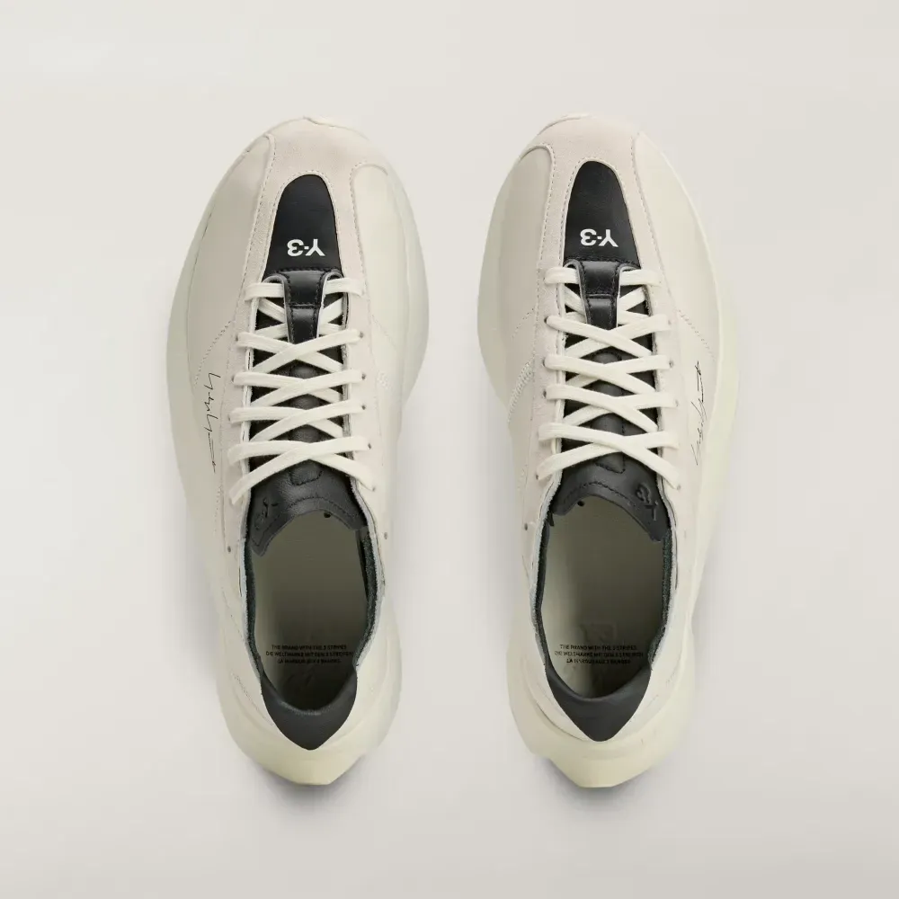Y-3 x adidas Adios Pro 3.0 LX Off White Black - Droper