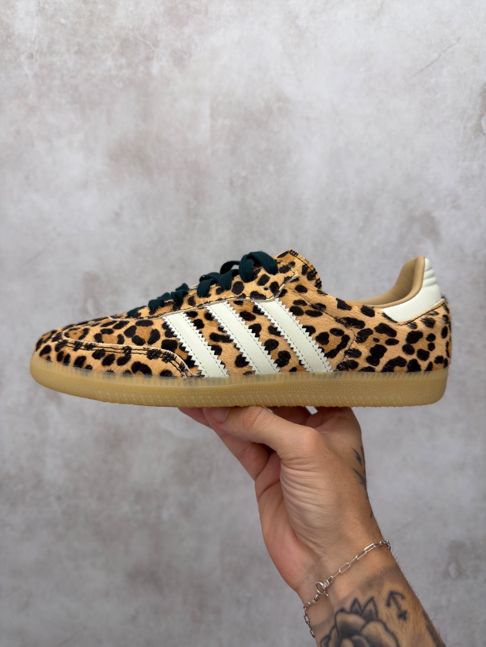 adidas Samba OG Leopard Magic Beige — 34 / 37 / 38, Novo