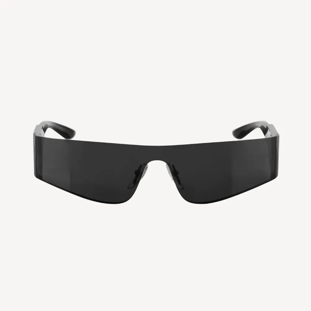 Óculos Balenciaga Mono Rectangle Black — Único, Novo