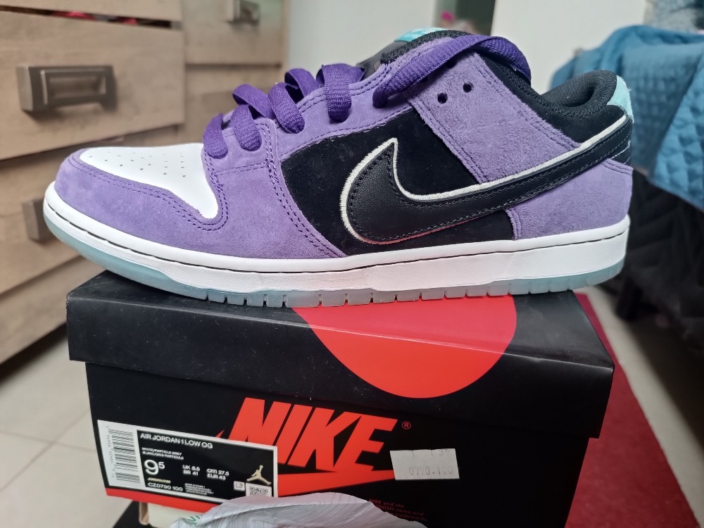 Hayley Wilson x Nike SB Dunk Low Court Purple — 42, Usado