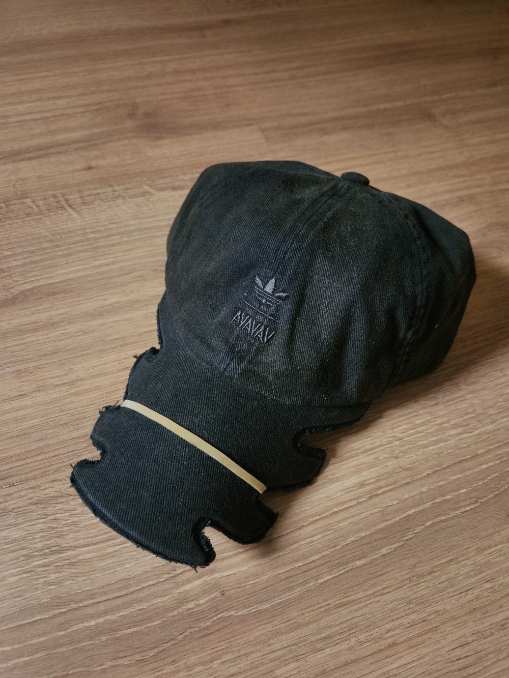 Avavav x adidas Boné Slashed Cap Black — Único, Novo