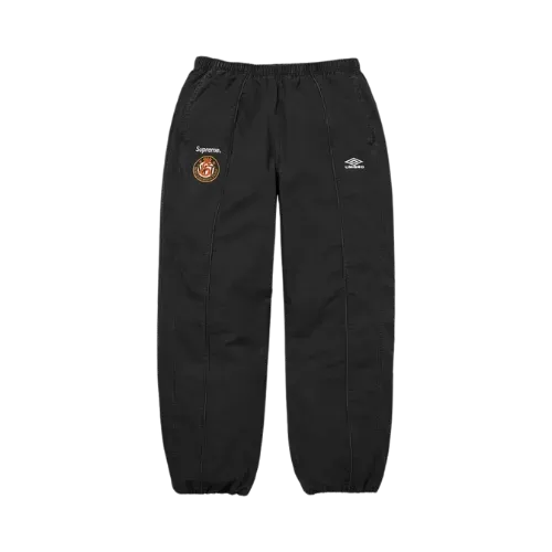 し*ー様 Supreme Umbro Cotton Ripstop TrackJ Umbro x Supreme Calça Cotton Ripstop Track Black SS26-W1 - Droper