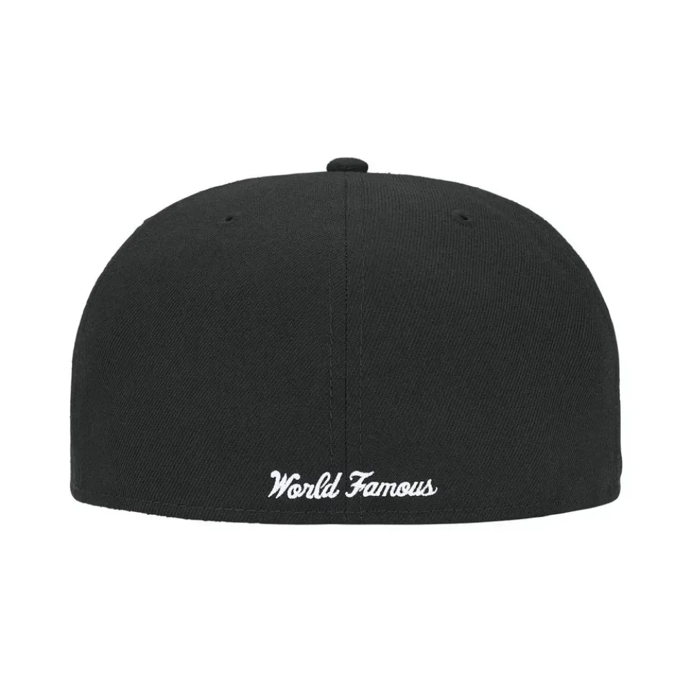 New Era x Supreme Boné Shop Box Logo New York Black SS26-W1 - Droper