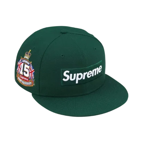 帽子 New Era 26SS Shop Box Logo New Era New Era x Supreme Boné Shop Box Logo London Dark Green SS26-W1