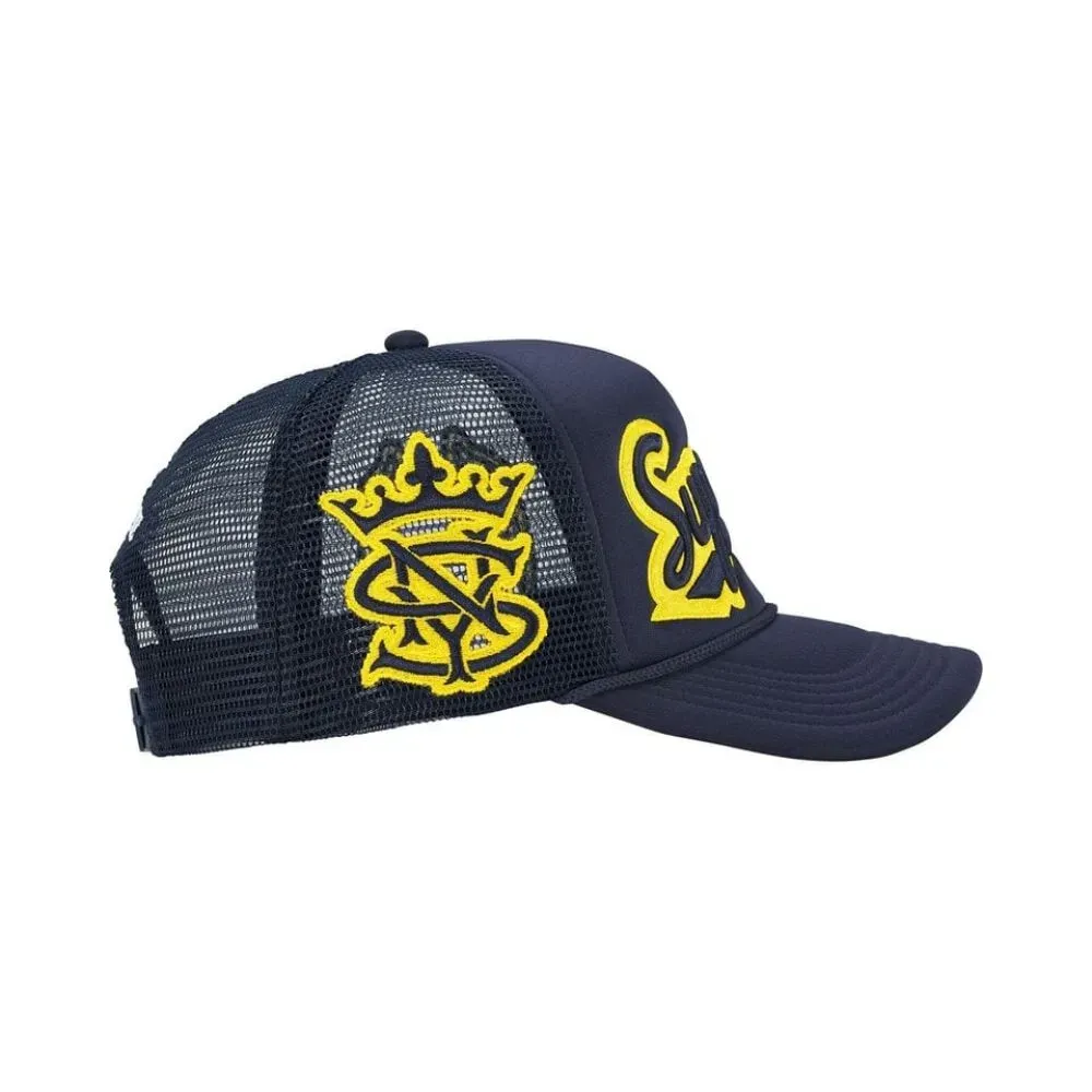 Boné Supreme University Mesh Back 5-Panel Navy SS26-W1 - Droper