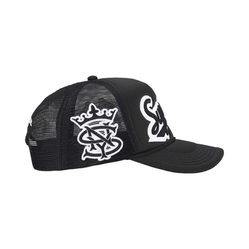 Boné Supreme University Mesh Back 5-Panel Black SS26-W1 - Droper