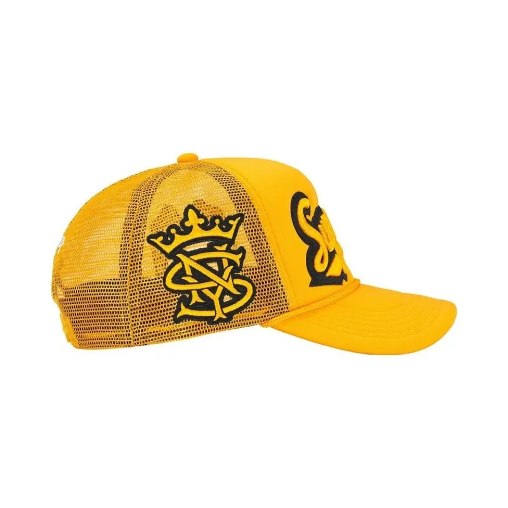 Boné Supreme University Mesh Back 5-Panel Gold SS26-W1 - Droper