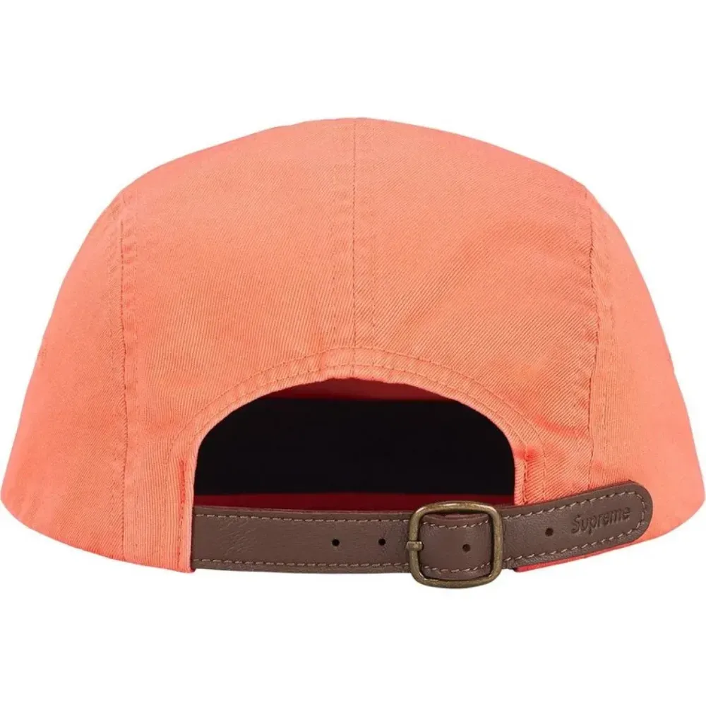Boné Supreme Washed Chino Twill Camp Light Orange SS26-W1 - Droper