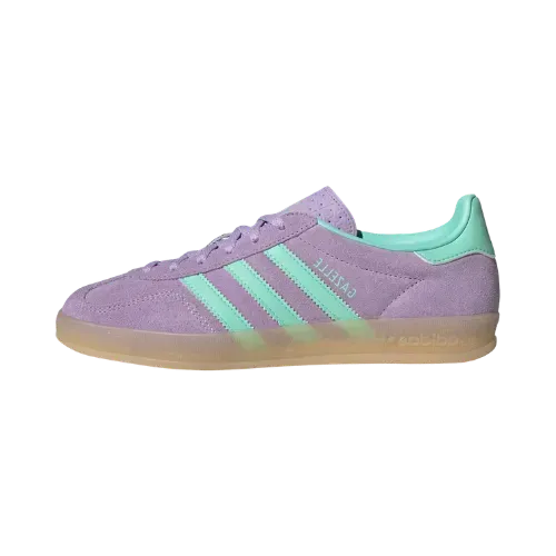 adidas Gazelle Indoor Powder Plum Easy Green Gum Feminino