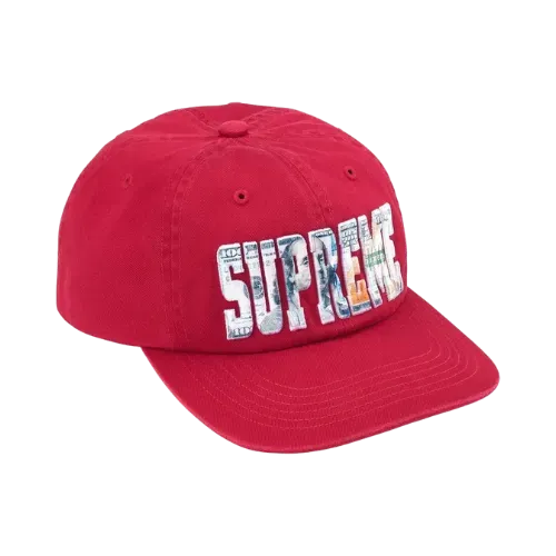 シュプリーム　Embroidered Money Logo 6-Panel Supreme Embroidered Money Logo 6-Pane Supreme Embroidered Money