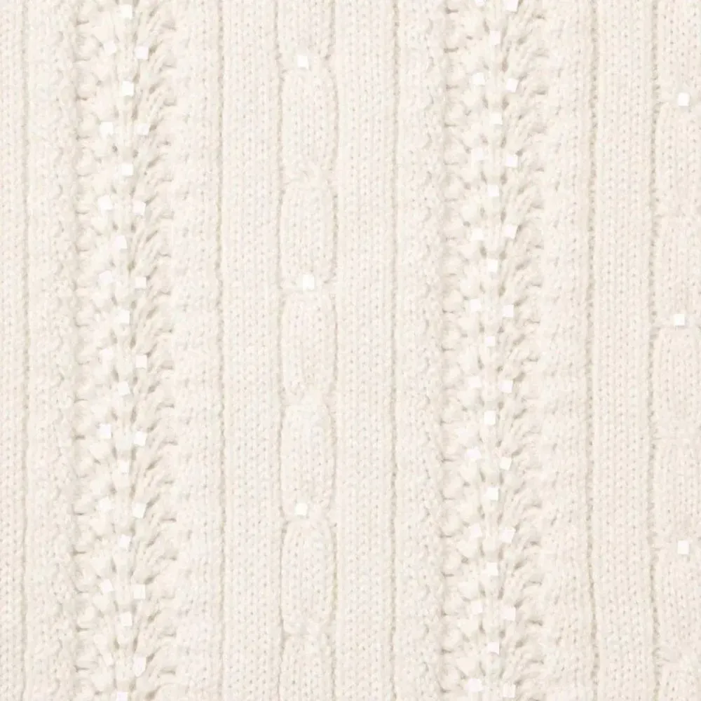 Camisa Supreme Polo Beaded Zip Cream SS26-W1 - Droper