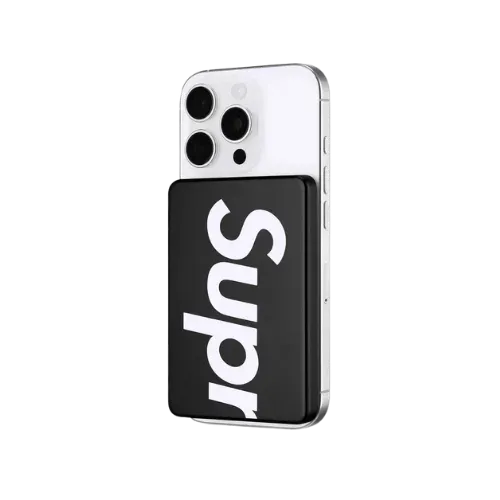 Supreme®/mophie® Qi2 Powerstation Mophie x Supreme Power Bank Qi2 Powerstation Black SS26-W1 - Droper
