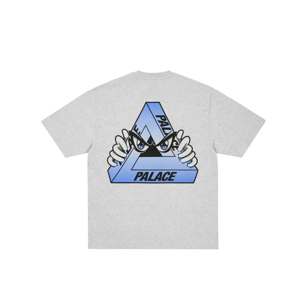 Camiseta Palace Tri-Peek T-Shirt Grey - Droper