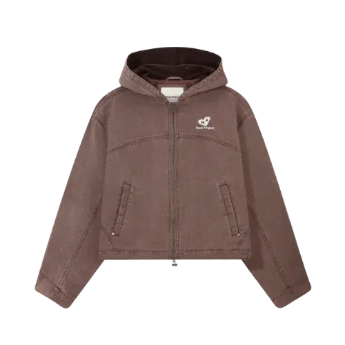 Jaqueta Nude Project Co-Worker Canvas Brown