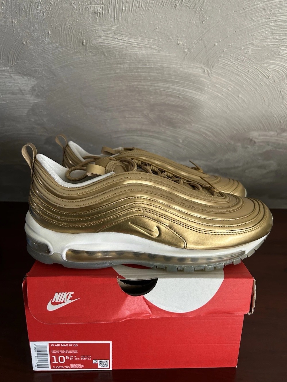 Nike Air Max 97 LX Metallic Gold — 38, Novo