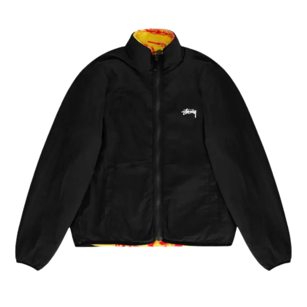 Stussy リバーシブル　龍 Jaqueta Stussy Reversible Dragon Sherpa Yellow - Droper