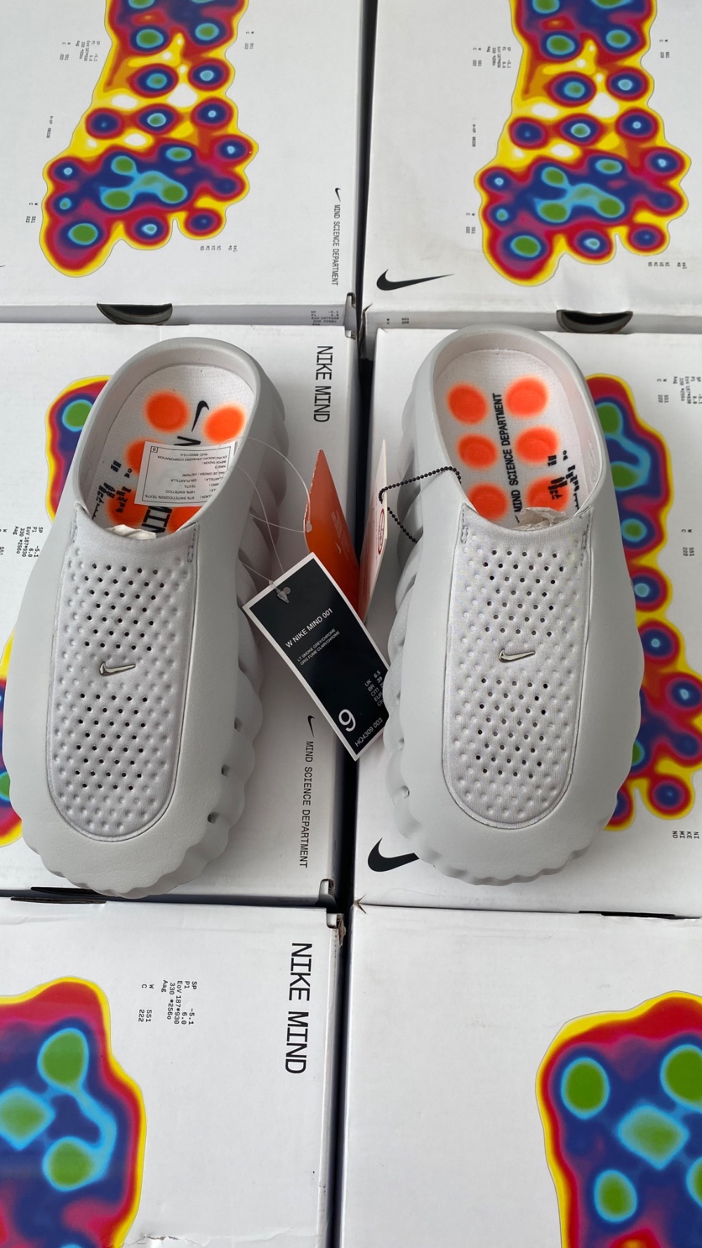 Nike Mind 001 Slide Light Smoke Grey